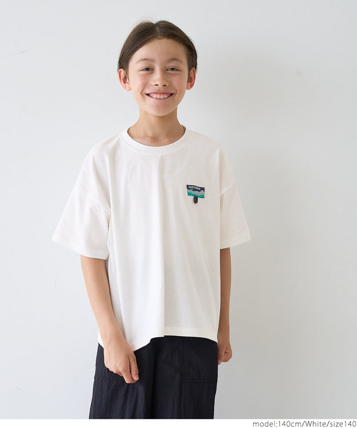 Children's printed short-sleeved T-shirt