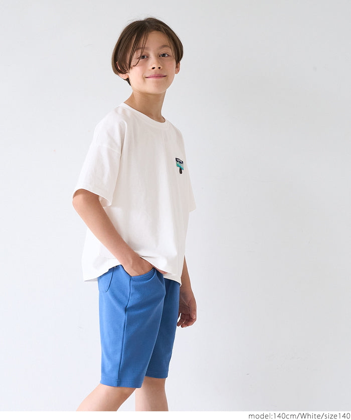 Children's printed short-sleeved T-shirt