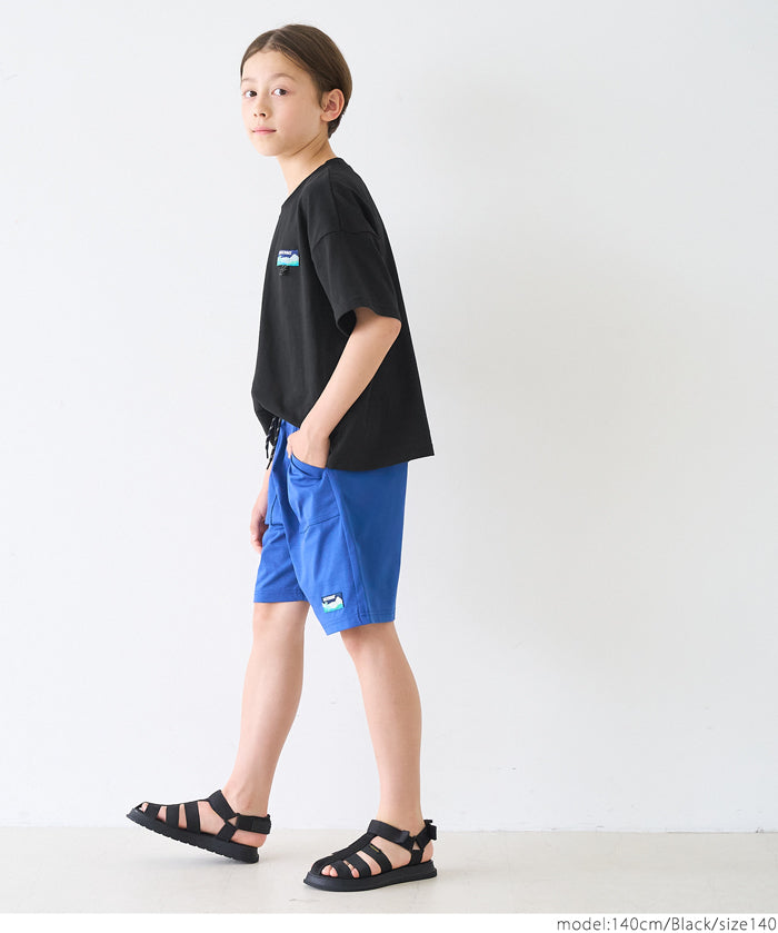 Children's printed short-sleeved T-shirt