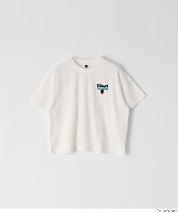 Children's printed short-sleeved T-shirt