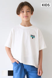 Children's printed short-sleeved T-shirt