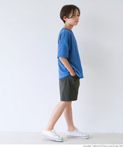 Kids embroidered casual shorts