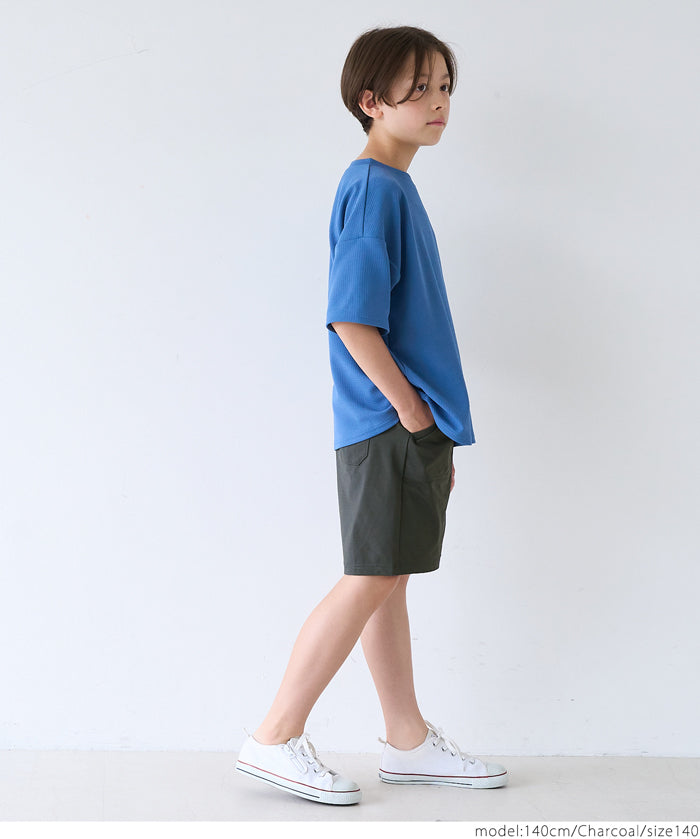 Kids embroidered casual shorts