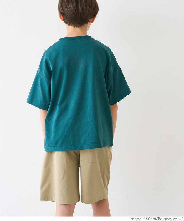 Kids embroidered casual shorts