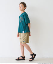 Kids embroidered casual shorts