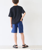 Kids embroidered casual shorts