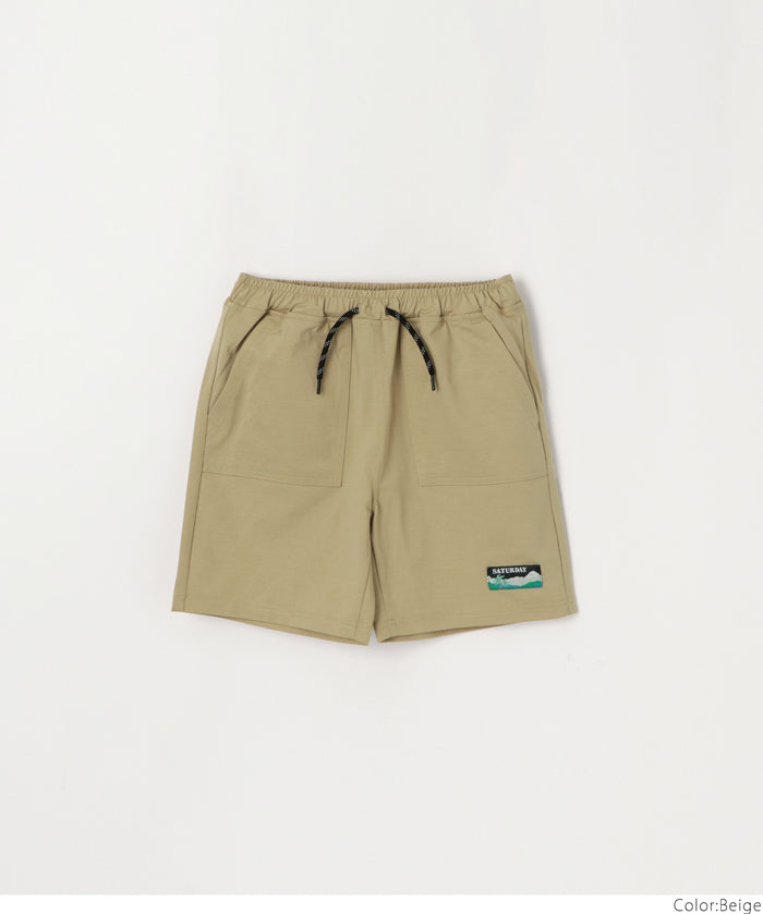 Kids embroidered casual shorts