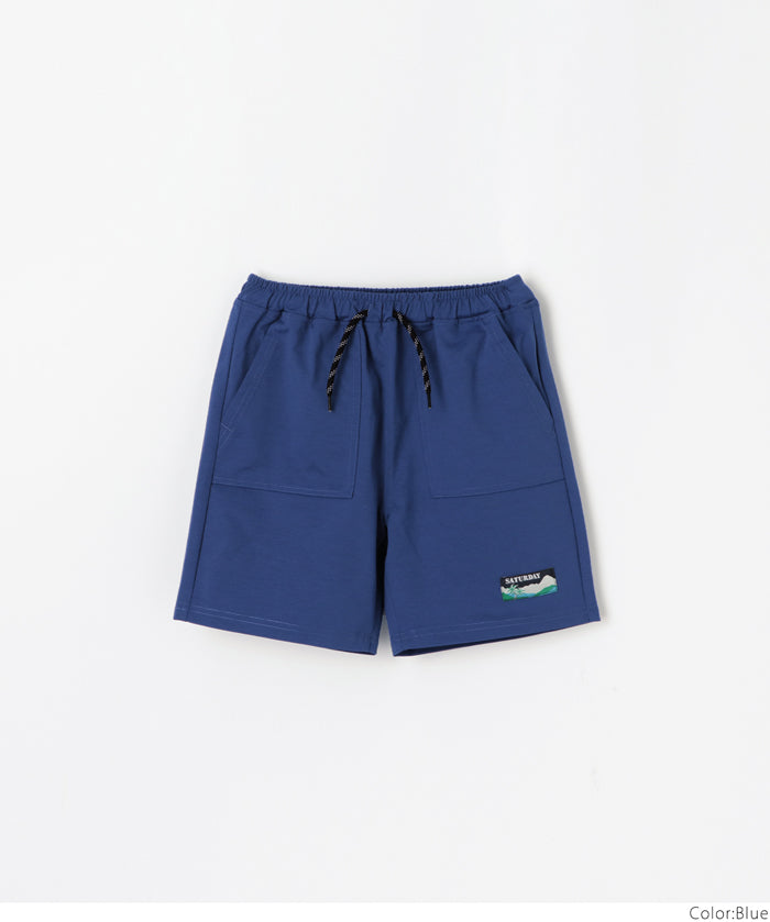 Kids embroidered casual shorts