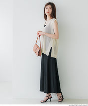 Summer skin-transparent and refreshing V-neck vest