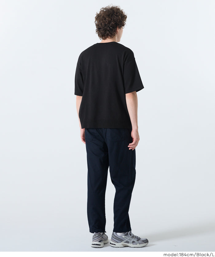 Men's short-sleeved knitted top