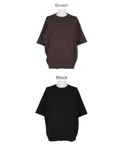 Men's short-sleeved knitted top