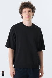 Men's short-sleeved knitted top