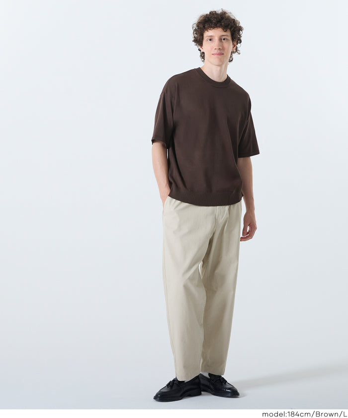 Men's short-sleeved knitted top