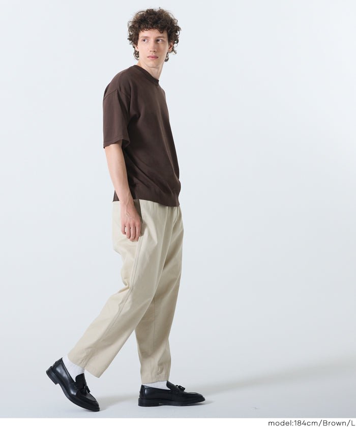 Men's short-sleeved knitted top