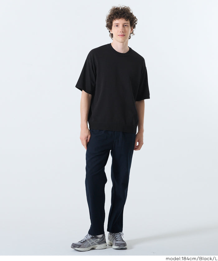 Men's short-sleeved knitted top