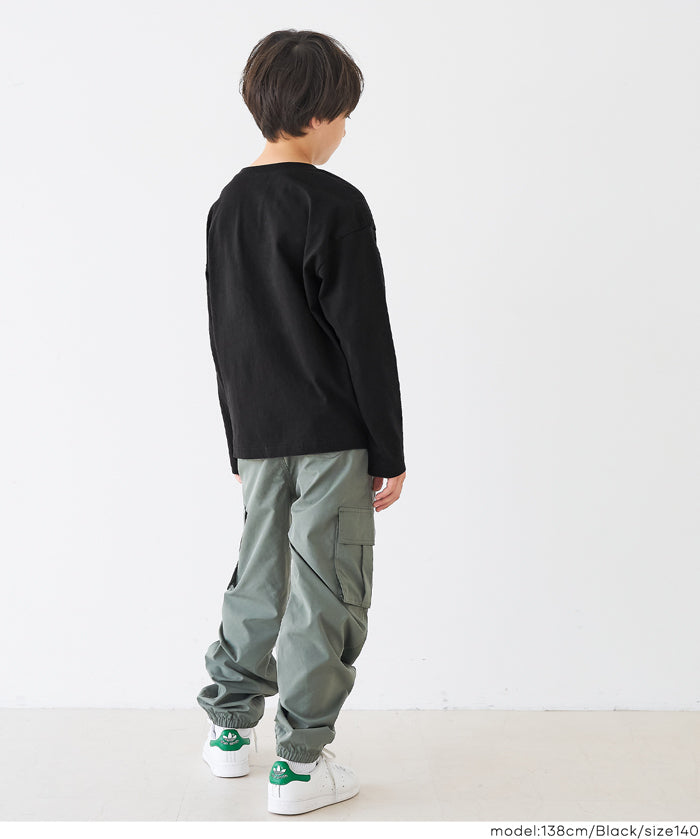 童裝萬聖節刺繡長袖棉質上衣