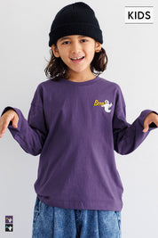 童裝萬聖節刺繡長袖棉質上衣