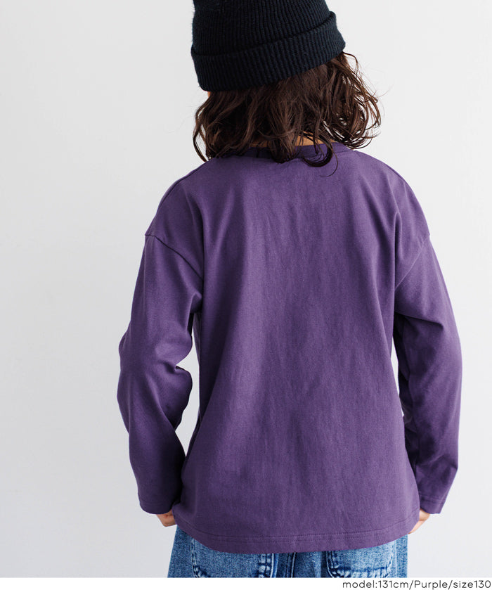 童裝萬聖節刺繡長袖棉質上衣