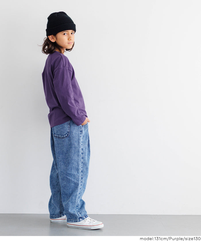 童裝萬聖節刺繡長袖棉質上衣