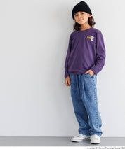 童裝萬聖節刺繡長袖棉質上衣