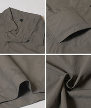 男裝日系胸前口袋尼龍短袖襯衫