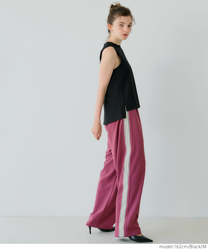 A-line sleeveless cotton vest T-shirt