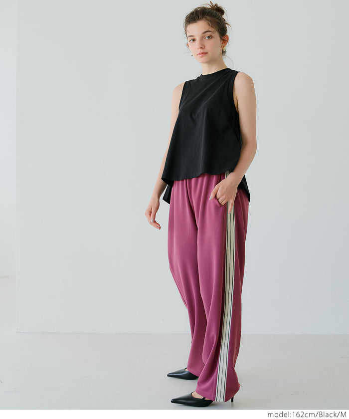 A-line sleeveless cotton vest T-shirt