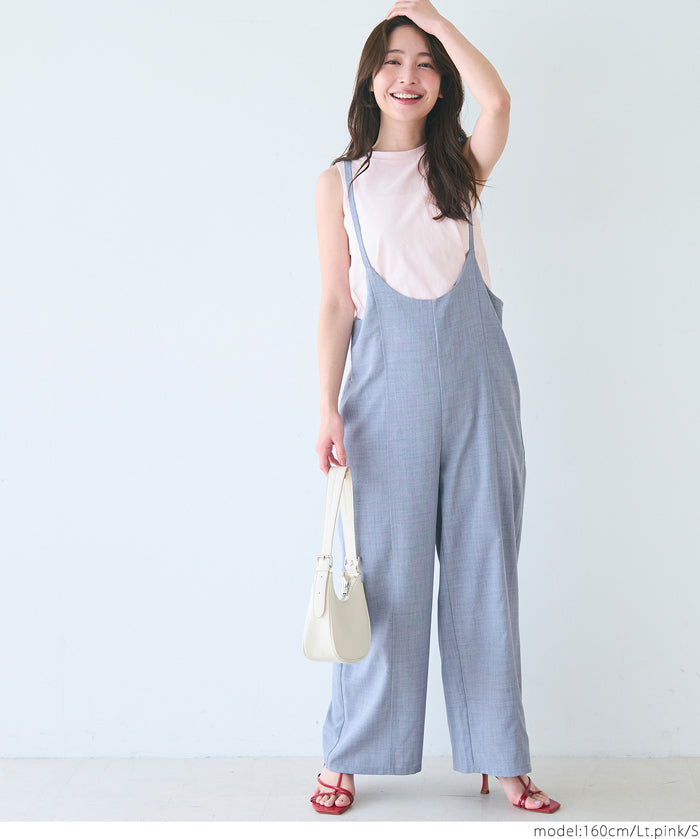 A-line sleeveless cotton vest T-shirt