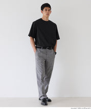 Men's simple drop shoulder round neck solid color short-sleeved T-shirt unisex