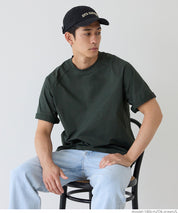 Men's simple drop shoulder round neck solid color short-sleeved T-shirt unisex