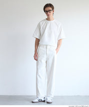 Men's simple drop shoulder round neck solid color short-sleeved T-shirt unisex