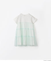 Children's Tulle Cake Patchwork Dress
