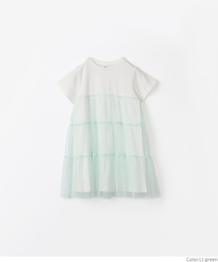 Children's Tulle Cake Patchwork Dress