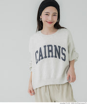 Heavyweight brushed lining vintage logo sweatshirt