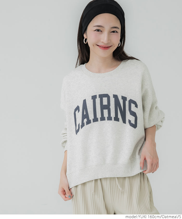 Heavyweight brushed lining vintage logo sweatshirt