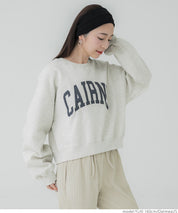 Heavyweight brushed lining vintage logo sweatshirt