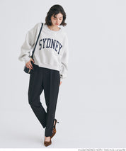 Heavyweight brushed lining vintage logo sweatshirt