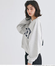 Heavyweight brushed lining vintage logo sweatshirt