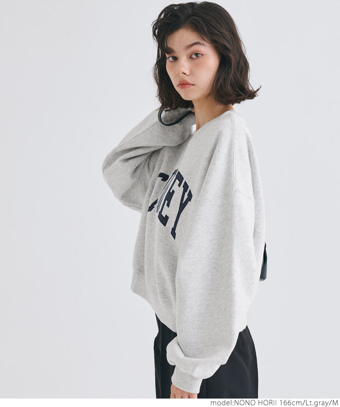 Heavyweight brushed lining vintage logo sweatshirt