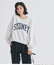 Heavyweight brushed lining vintage logo sweatshirt