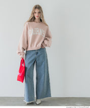 Heavyweight brushed lining vintage logo sweatshirt