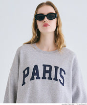 Heavyweight brushed lining vintage big logo sweatshirt