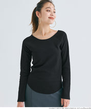 Raglan ribbed top