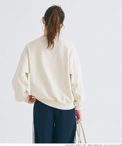 Heavyweight oversized design logo sweatshirt