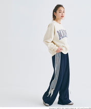 Heavyweight oversized design logo sweatshirt