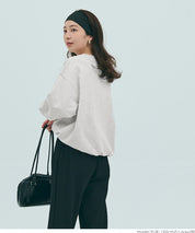 Heavyweight oversized design logo sweatshirt