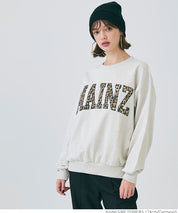 Heavyweight oversized design logo sweatshirt