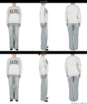 Heavyweight oversized design logo sweatshirt