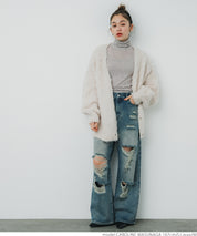 High neck long sleeve top