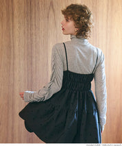 High neck long sleeve top